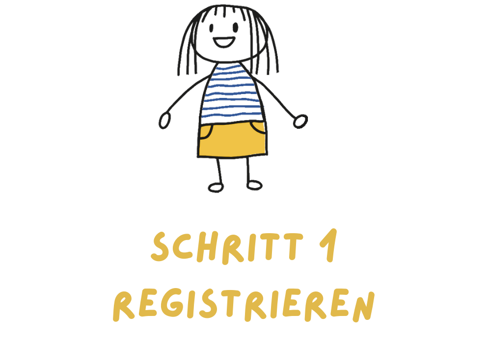 Schritt 1 Registrieren