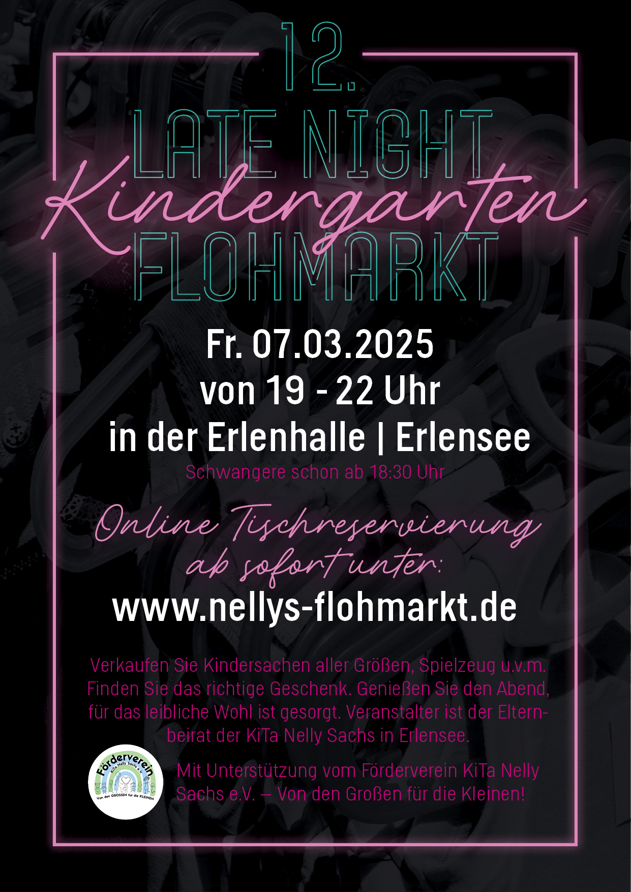 Plakat zum Flohmarkt KiTa Nelly Sachs