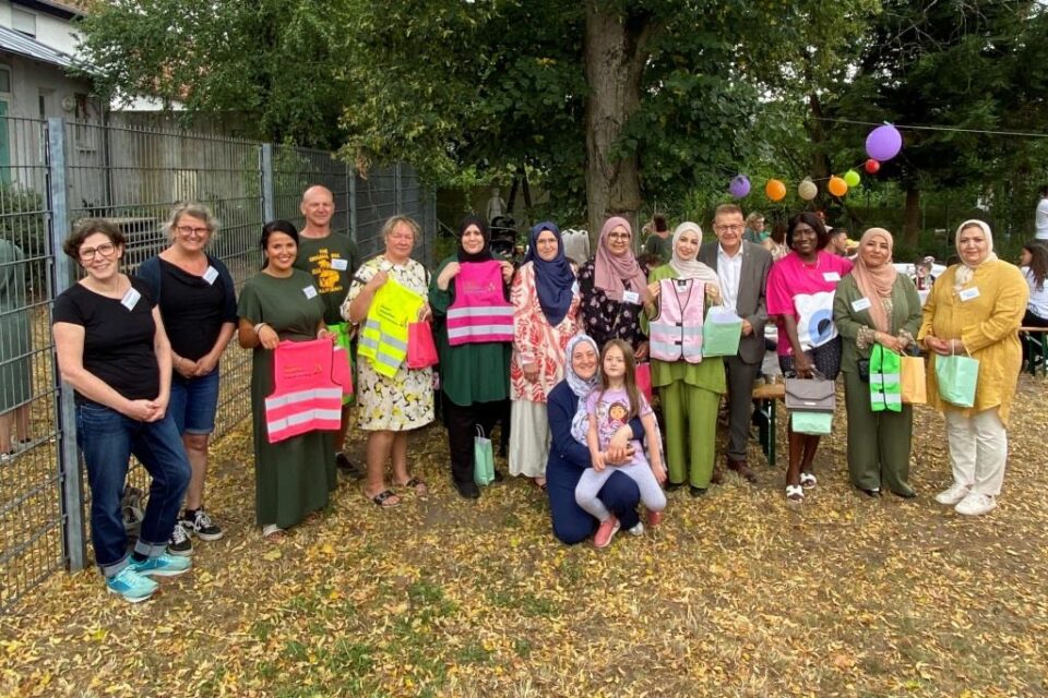Gruppe der Tagespflegepersonen beim Sommerfest 2025