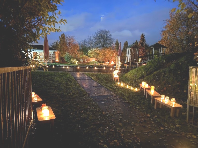Lichter im KiFaZ Sandweg