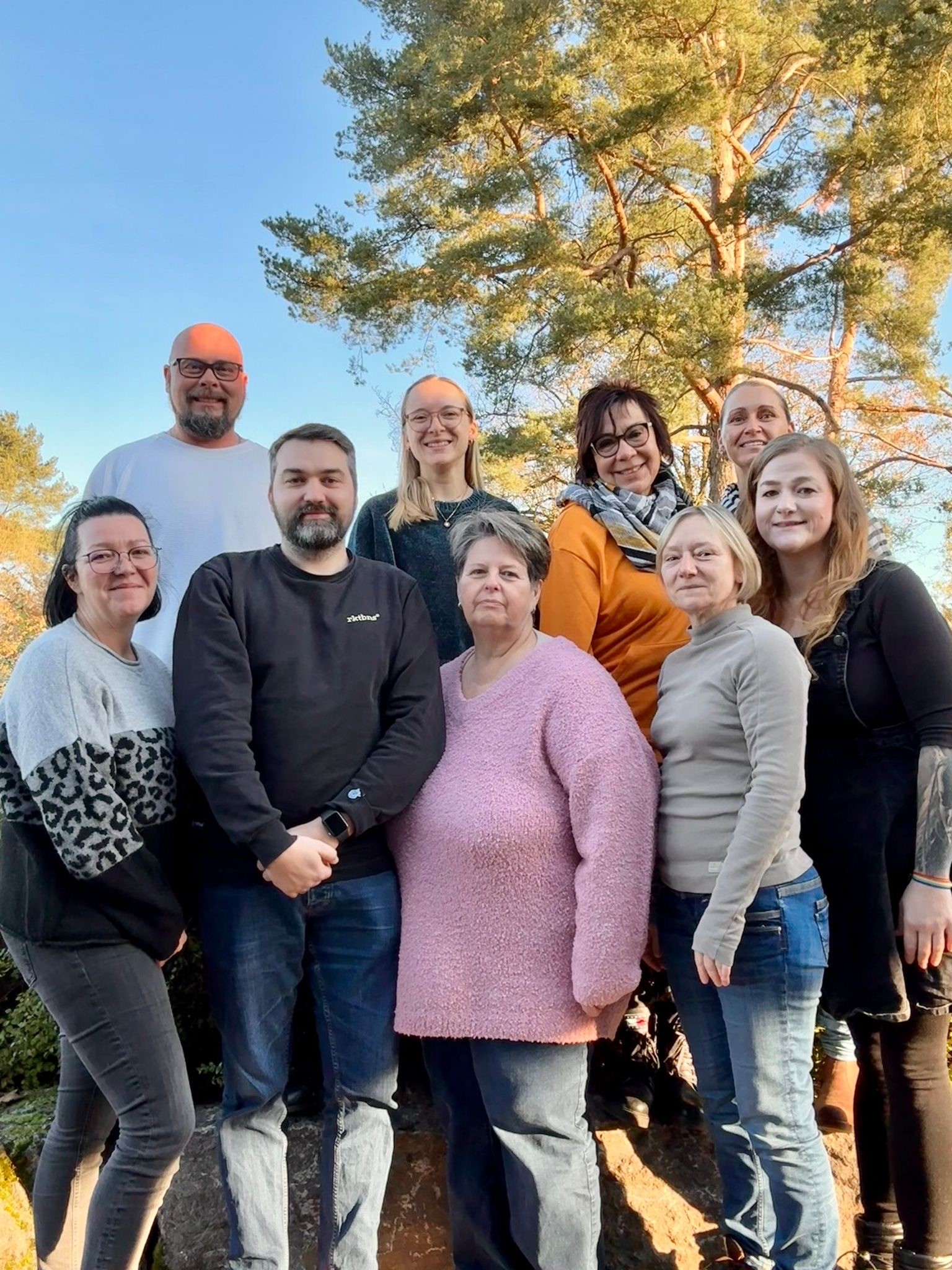 Gruppenbild mit den KiTa-Leitungen