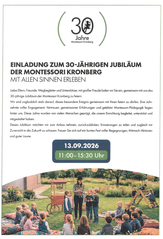 Montessori Jubiläum