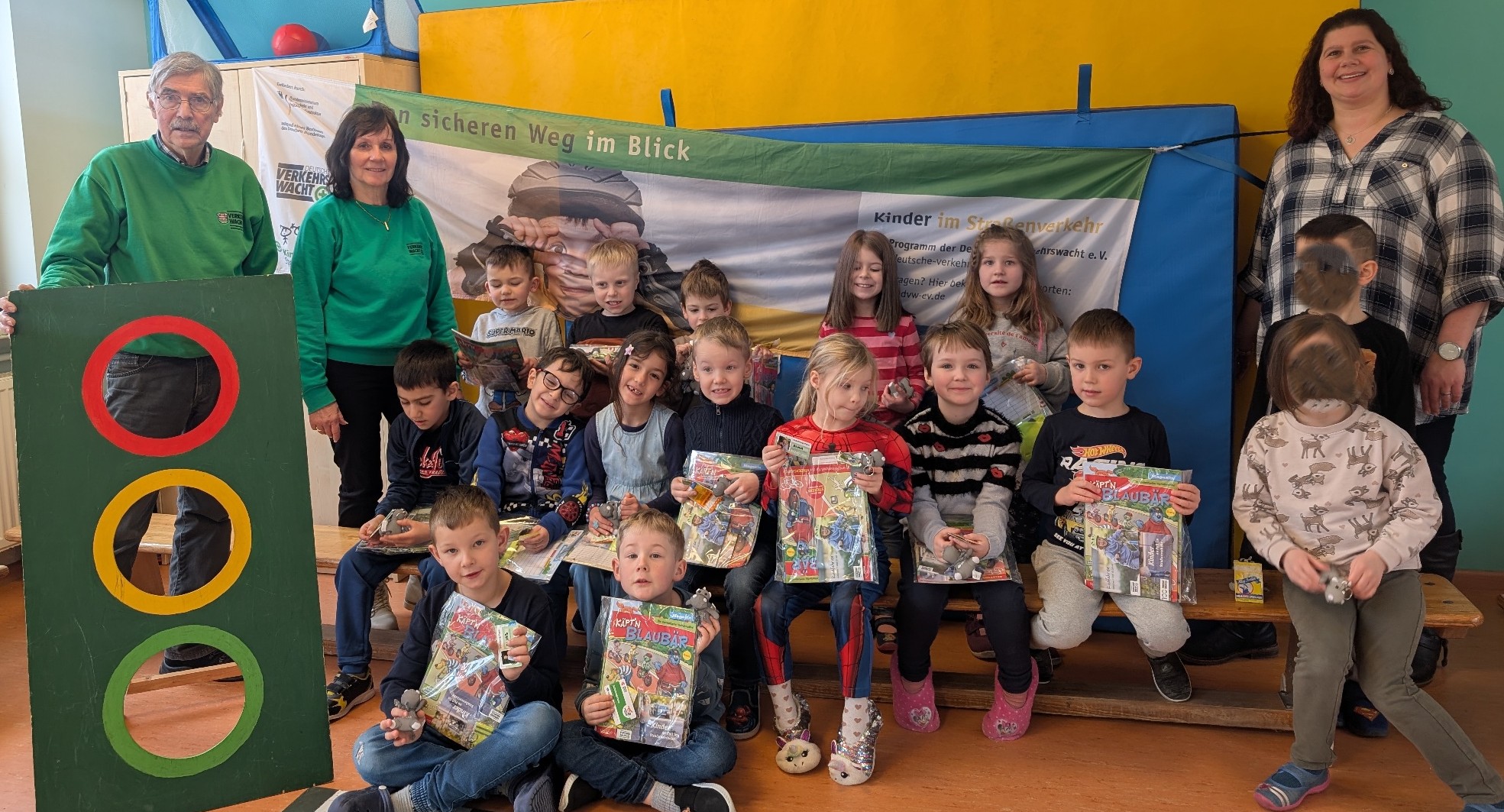Die Verkehrswacht besucht unsere Vorschulkinder