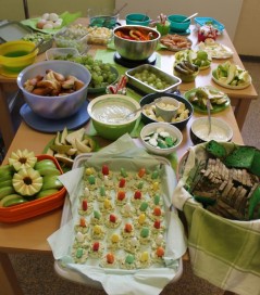 Buffet Grünes Fest