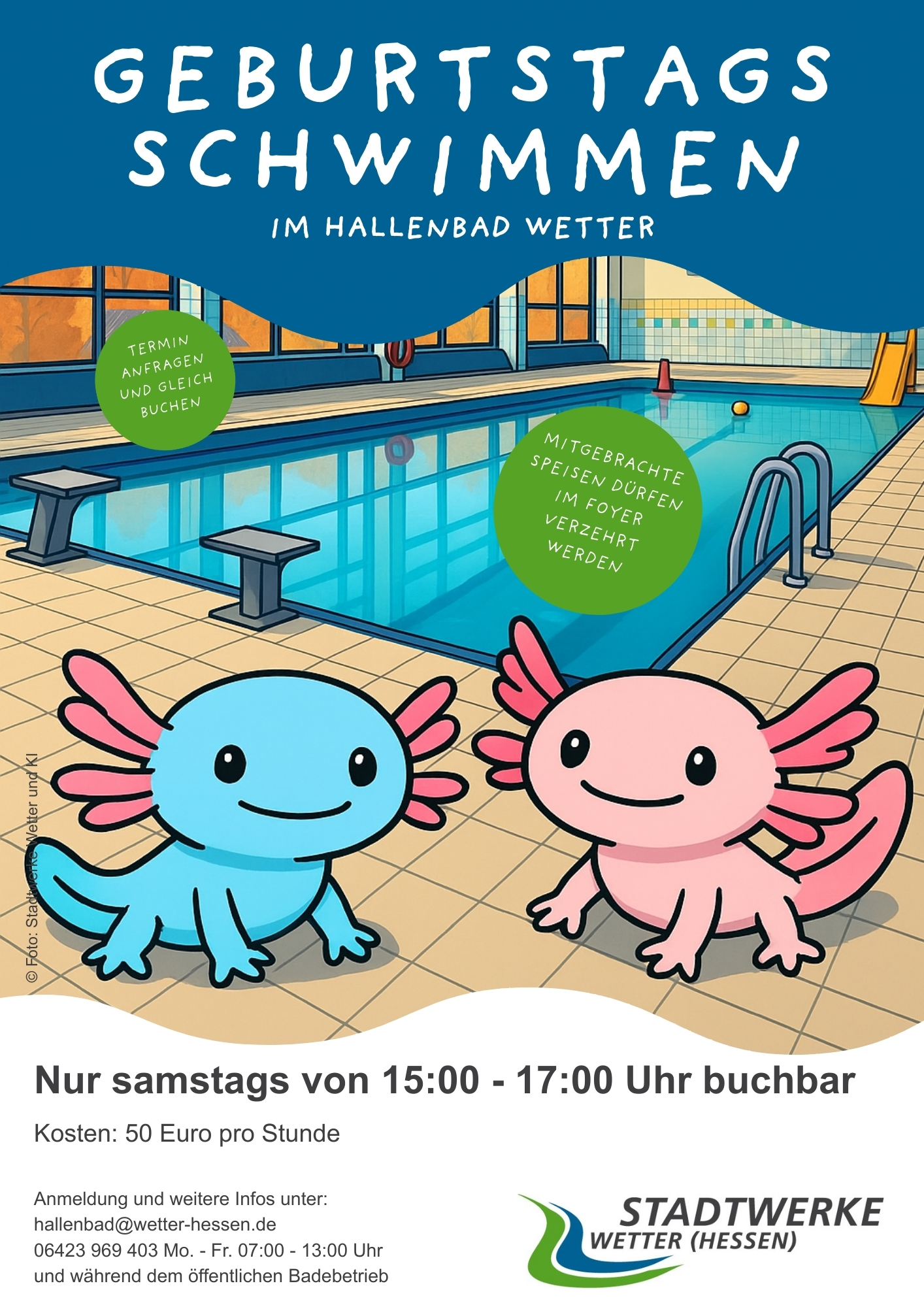 Hallenbad Geburtstagsschwimmen